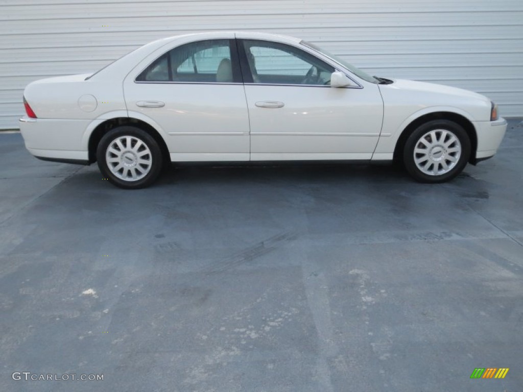 2005 LS V6 Luxury - Ceramic White Pearlescent / Camel photo #2