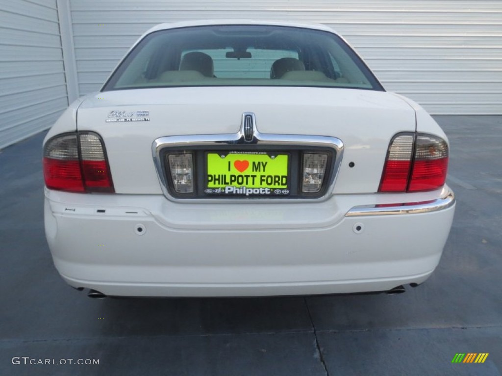 2005 LS V6 Luxury - Ceramic White Pearlescent / Camel photo #4