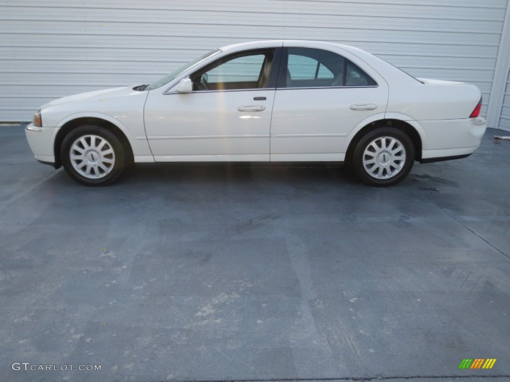 2005 LS V6 Luxury - Ceramic White Pearlescent / Camel photo #5