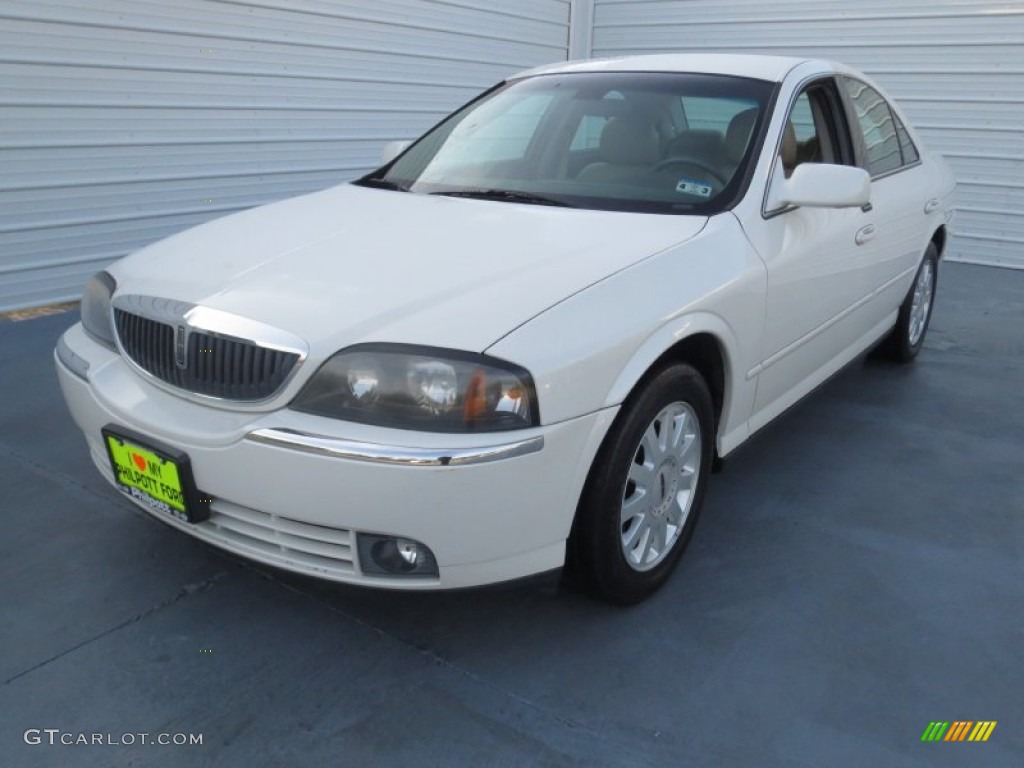 2005 LS V6 Luxury - Ceramic White Pearlescent / Camel photo #6