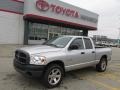 2008 Bright Silver Metallic Dodge Ram 1500 ST Quad Cab 4x4  photo #1