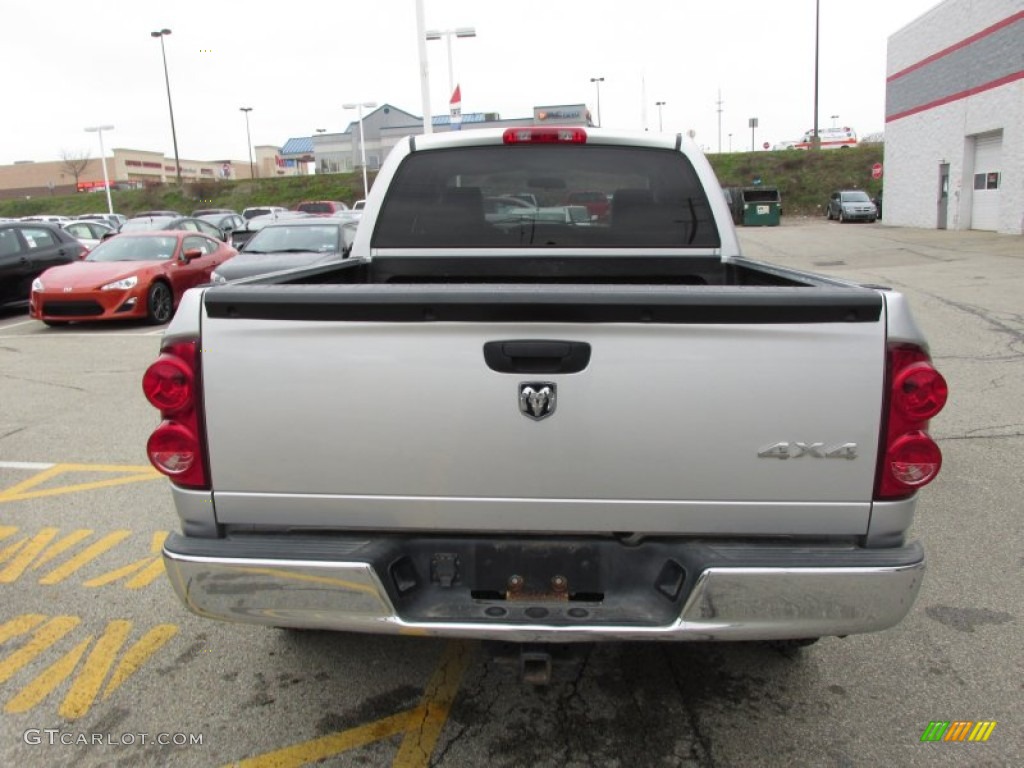 2008 Ram 1500 ST Quad Cab 4x4 - Bright Silver Metallic / Medium Slate Gray photo #5