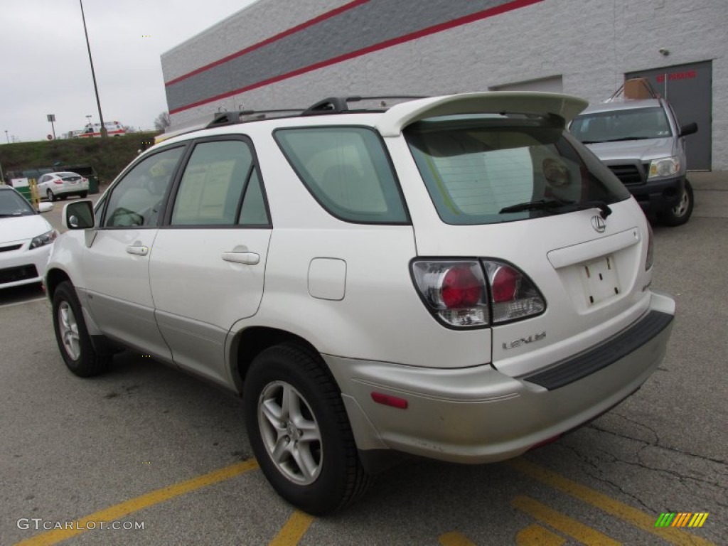 2002 RX 300 AWD - White Gold Crystal / Ivory photo #4