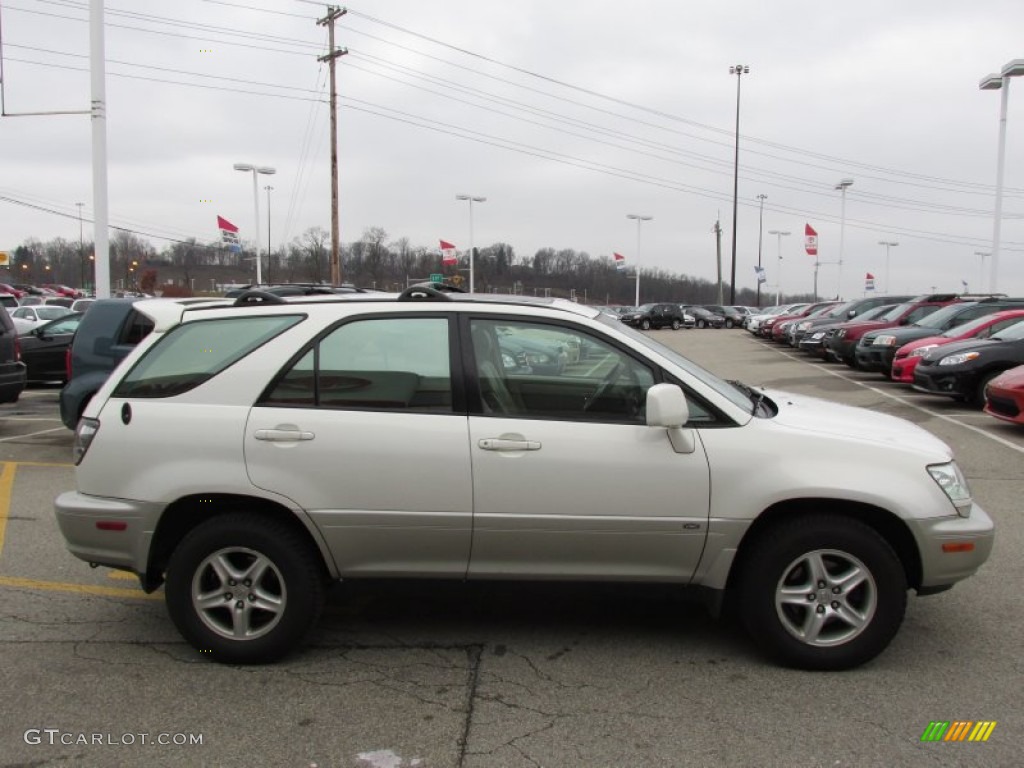 2002 RX 300 AWD - White Gold Crystal / Ivory photo #7