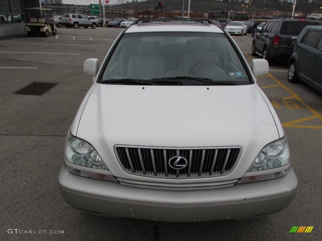 2002 RX 300 AWD - White Gold Crystal / Ivory photo #9