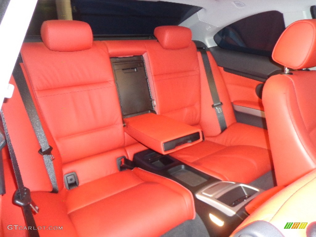 Coral Red/Black Dakota Leather Interior 2009 BMW 3 Series 328xi Coupe Photo #74992967