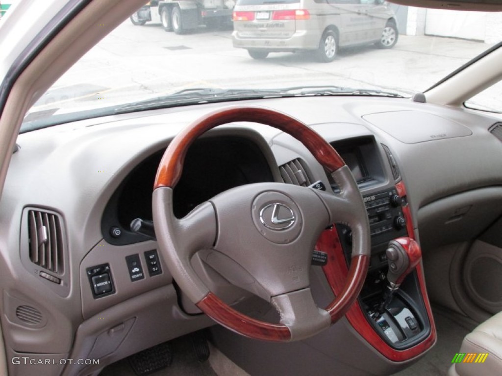 2002 RX 300 AWD - White Gold Crystal / Ivory photo #10