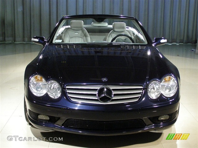 2005 Mercedes-Benz SL55 AMG, Capri Blue / Ash Grey, Front 2005 Mercedes-Benz SL 55 AMG Roadster Parts