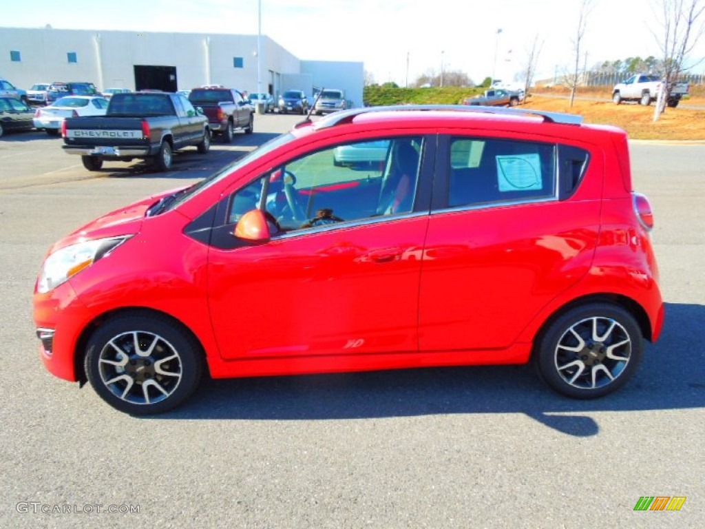 Salsa (Red) 2013 Chevrolet Spark LT Exterior Photo #74993173