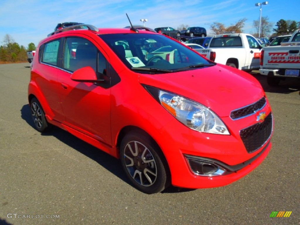 Salsa (Red) 2013 Chevrolet Spark LT Exterior Photo #74993188