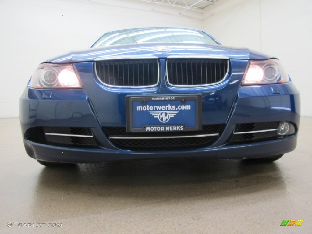 2006 3 Series 330xi Sedan - Mystic Blue Metallic / Beige photo #3