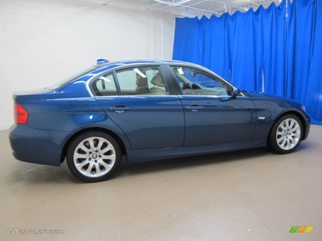 2006 3 Series 330xi Sedan - Mystic Blue Metallic / Beige photo #10