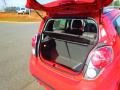 2013 Chevrolet Spark Red/Red Interior Trunk Photo