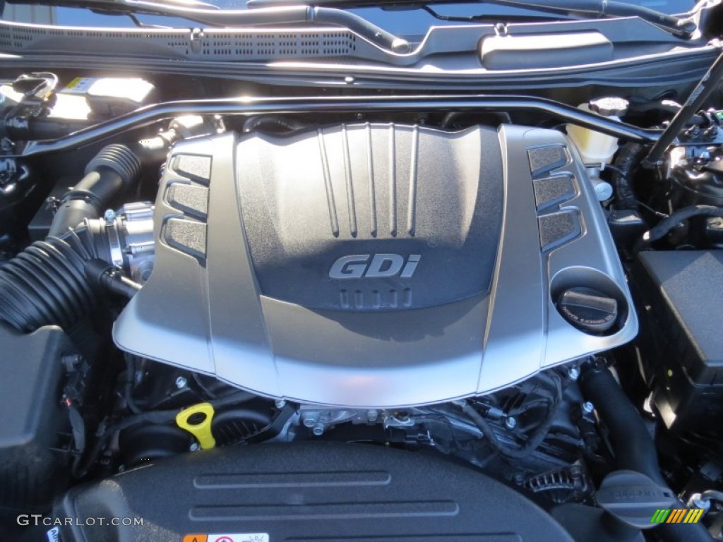 2013 Hyundai Genesis Coupe 3.8 Track 3.8 Liter DOHC 16-Valve Dual-CVVT V6 Engine Photo #74995038