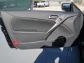 Black Leather 2013 Hyundai Genesis Coupe 3.8 Track Door Panel