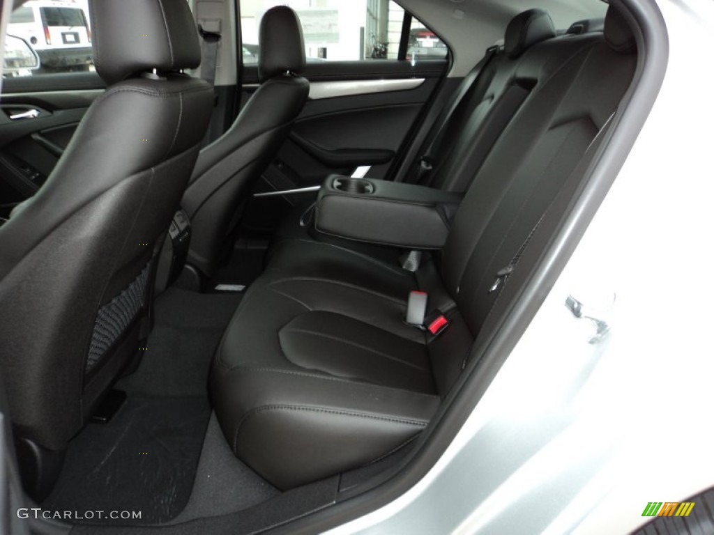 Ebony Interior 2011 Cadillac CTS 3.0 Sedan Photo #74995111