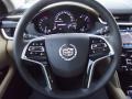 2013 Cadillac XTS Caramel/Jet Black Interior Steering Wheel Photo