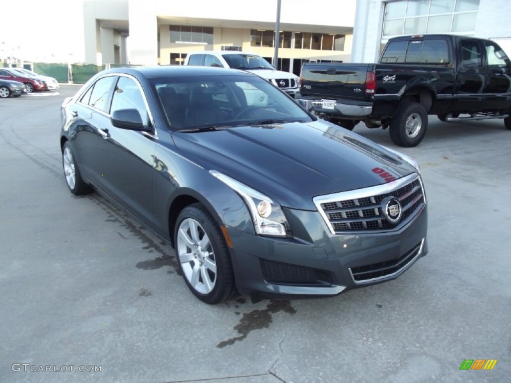 Thunder Gray ChromaFlair 2013 Cadillac ATS 2.5L Exterior Photo #74995954