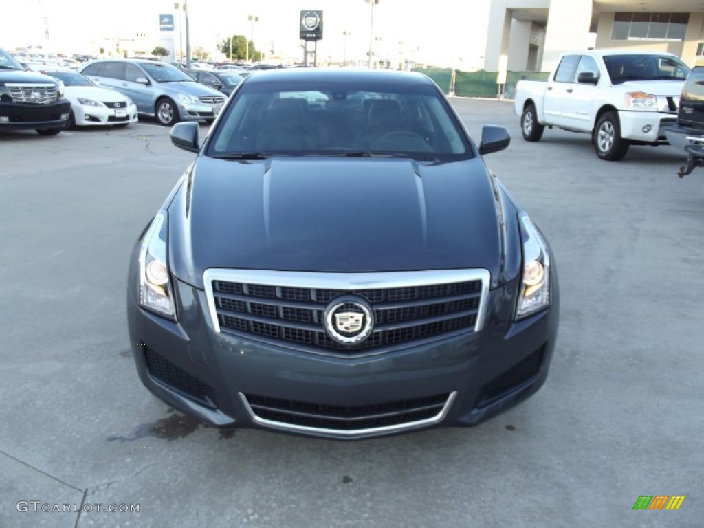 Thunder Gray ChromaFlair 2013 Cadillac ATS 2.5L Exterior Photo #74996052