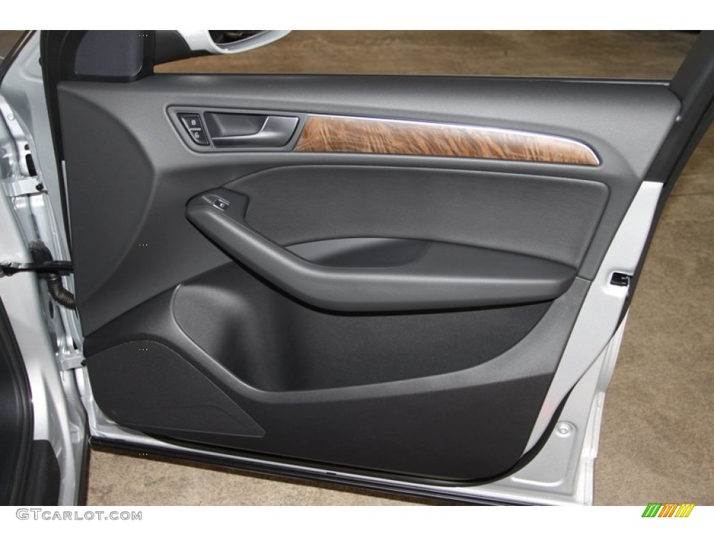 2013 Audi Q5 2.0 TFSI quattro Black Door Panel Photo #74996143
