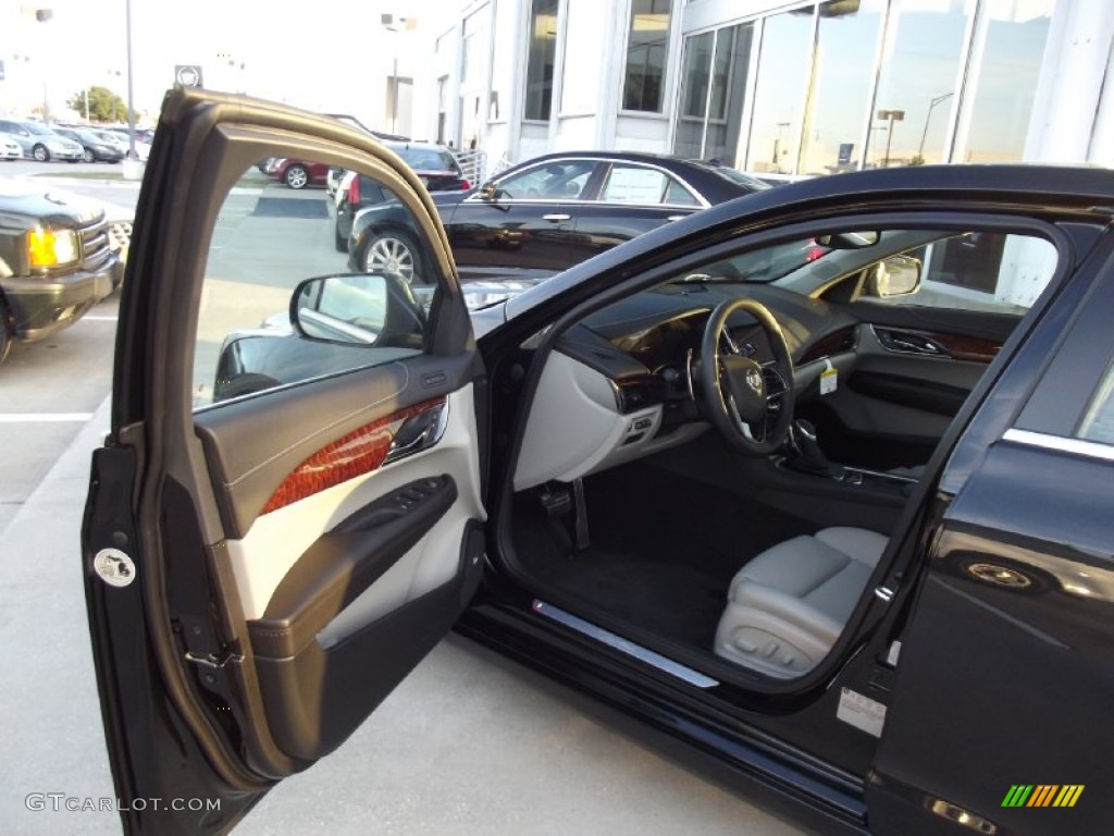 Light Platinum/Jet Black Accents Interior 2013 Cadillac ATS 3.6L Premium Photo #74996362