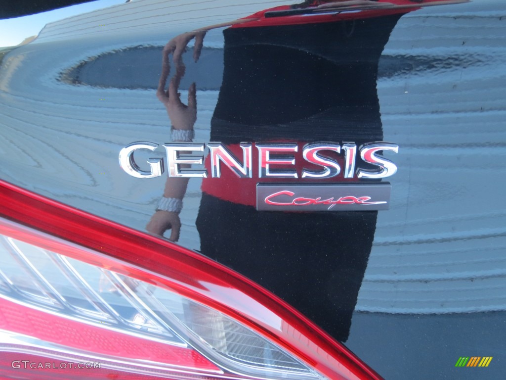 2013 Genesis Coupe 3.8 Track - Black Noir Pearl / Black Leather photo #13