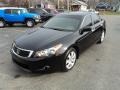 2008 Nighthawk Black Pearl Honda Accord EX-L V6 Sedan  photo #2