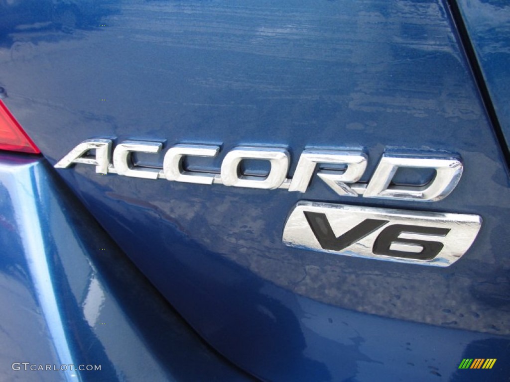 2006 Accord EX-L V6 Sedan - Sapphire Blue Pearl / Black photo #5