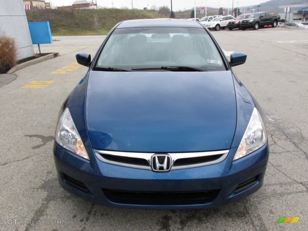 2006 Accord EX-L V6 Sedan - Sapphire Blue Pearl / Black photo #9