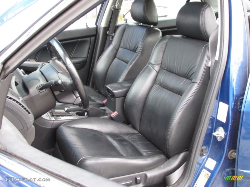2006 Accord EX-L V6 Sedan - Sapphire Blue Pearl / Black photo #12
