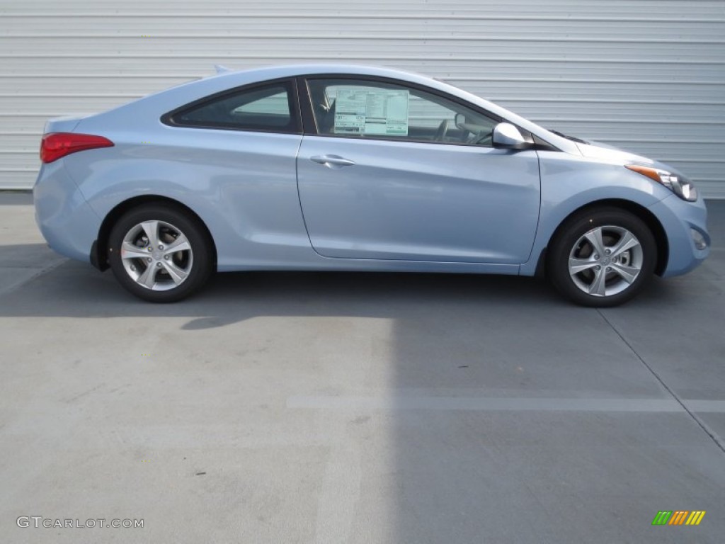 Blue Sky Metallic 2013 Hyundai Elantra Coupe GS Exterior Photo #74998255