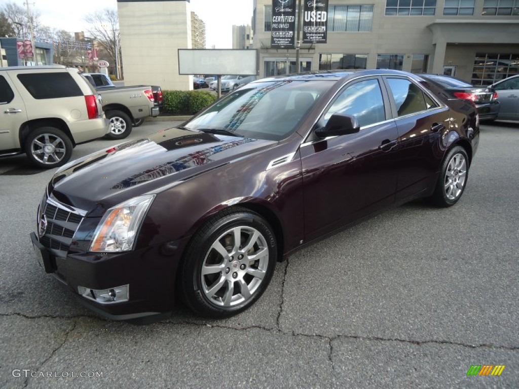Black Cherry 2009 Cadillac CTS Sedan Exterior Photo #74998913