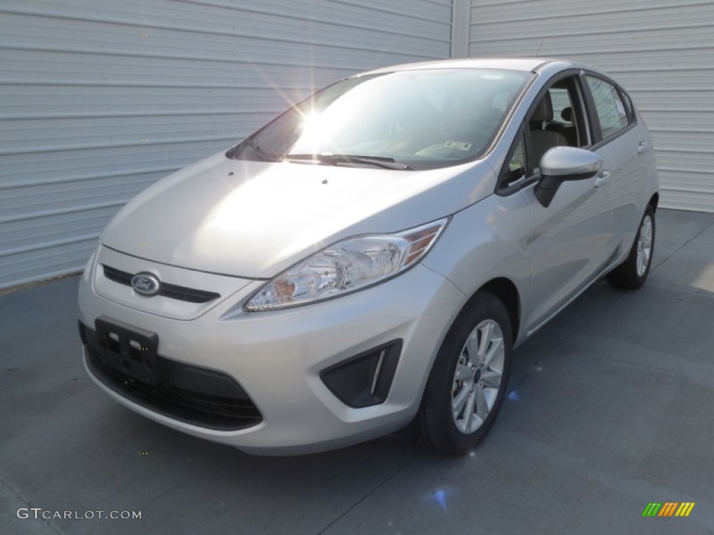 2013 Fiesta SE Hatchback - Ingot Silver / Charcoal Black/Light Stone photo #6
