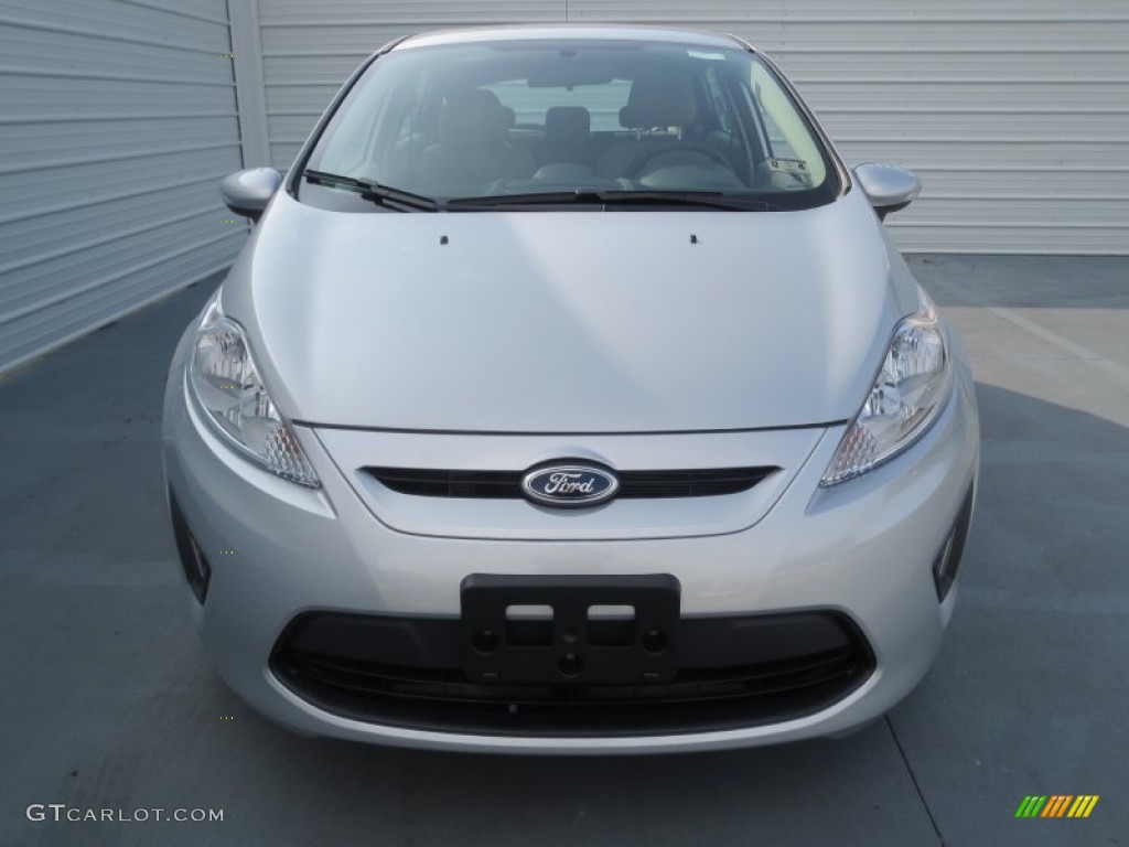 2013 Fiesta SE Hatchback - Ingot Silver / Charcoal Black/Light Stone photo #7