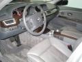 2004 BMW 7 Series Basalt Grey/Flannel Grey Interior Prime Interior Photo
