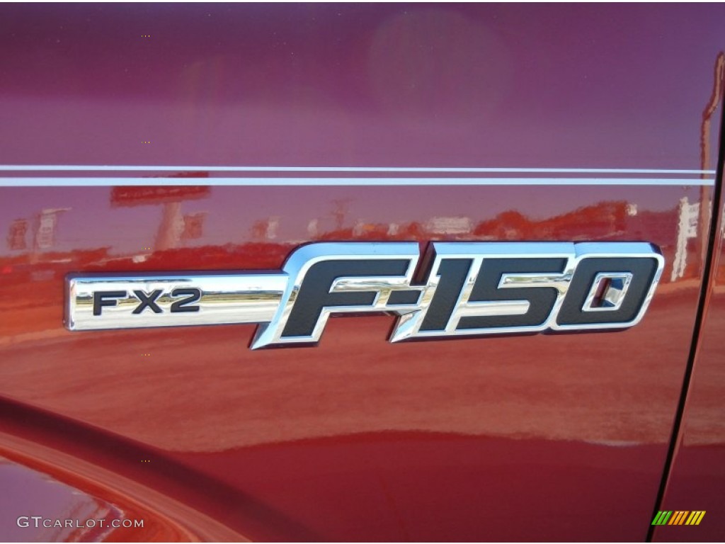 2013 F150 FX2 SuperCrew - Ruby Red Metallic / Black photo #4