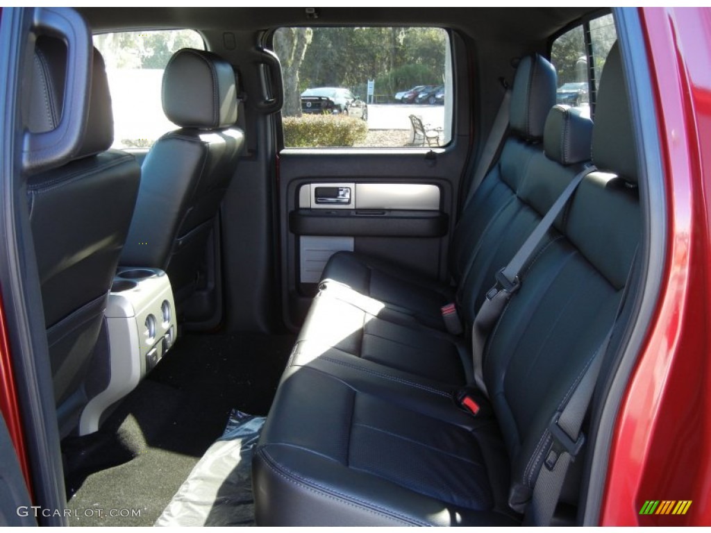 Black Interior 2013 Ford F150 FX2 SuperCrew Photo #74999233