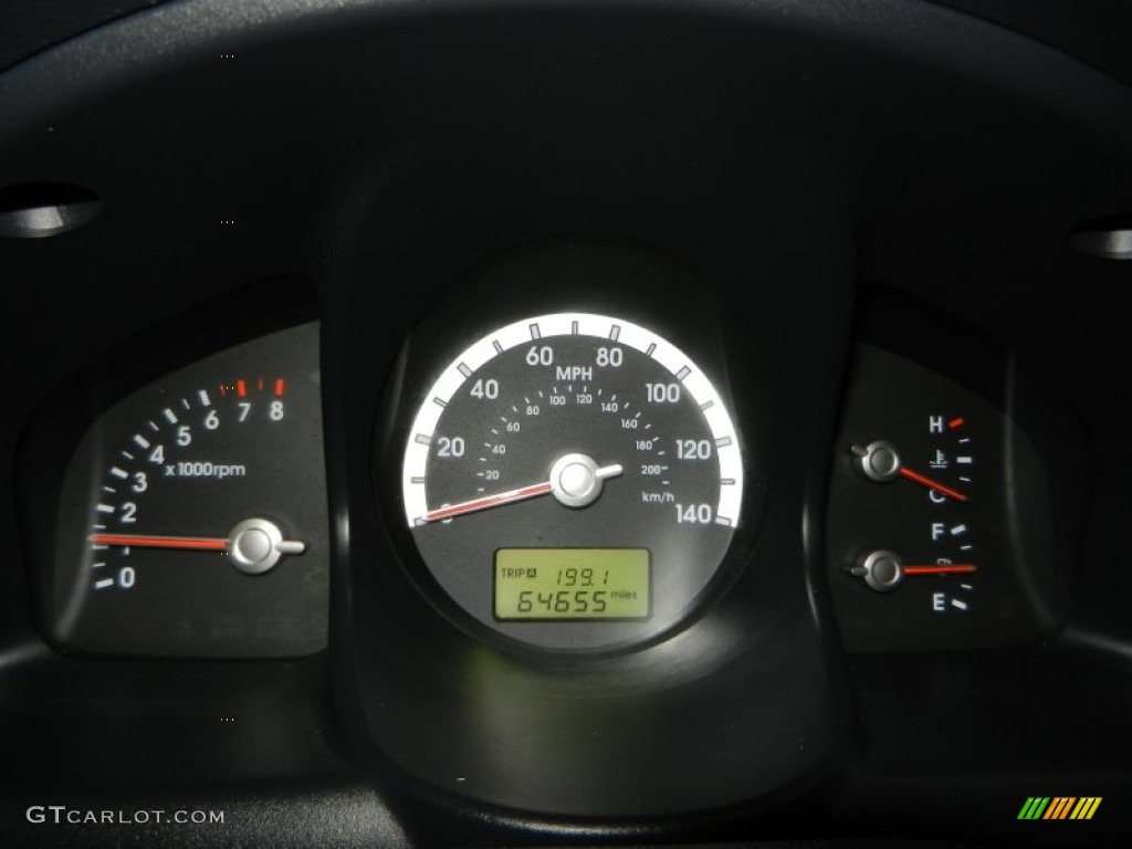 2007 Kia Sportage LX Gauges Photo #74999261