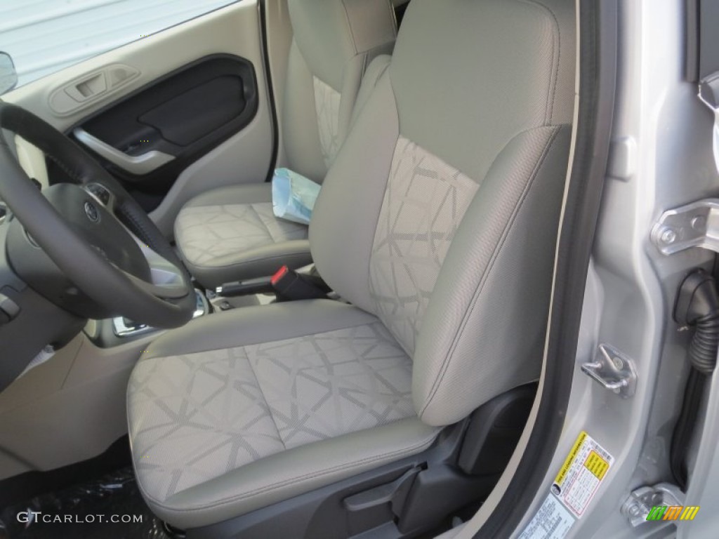 2013 Fiesta SE Hatchback - Ingot Silver / Charcoal Black/Light Stone photo #22