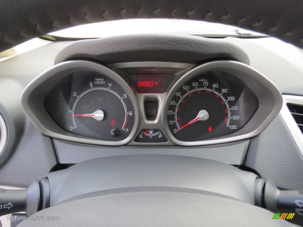 2013 Fiesta SE Hatchback - Ingot Silver / Charcoal Black/Light Stone photo #32