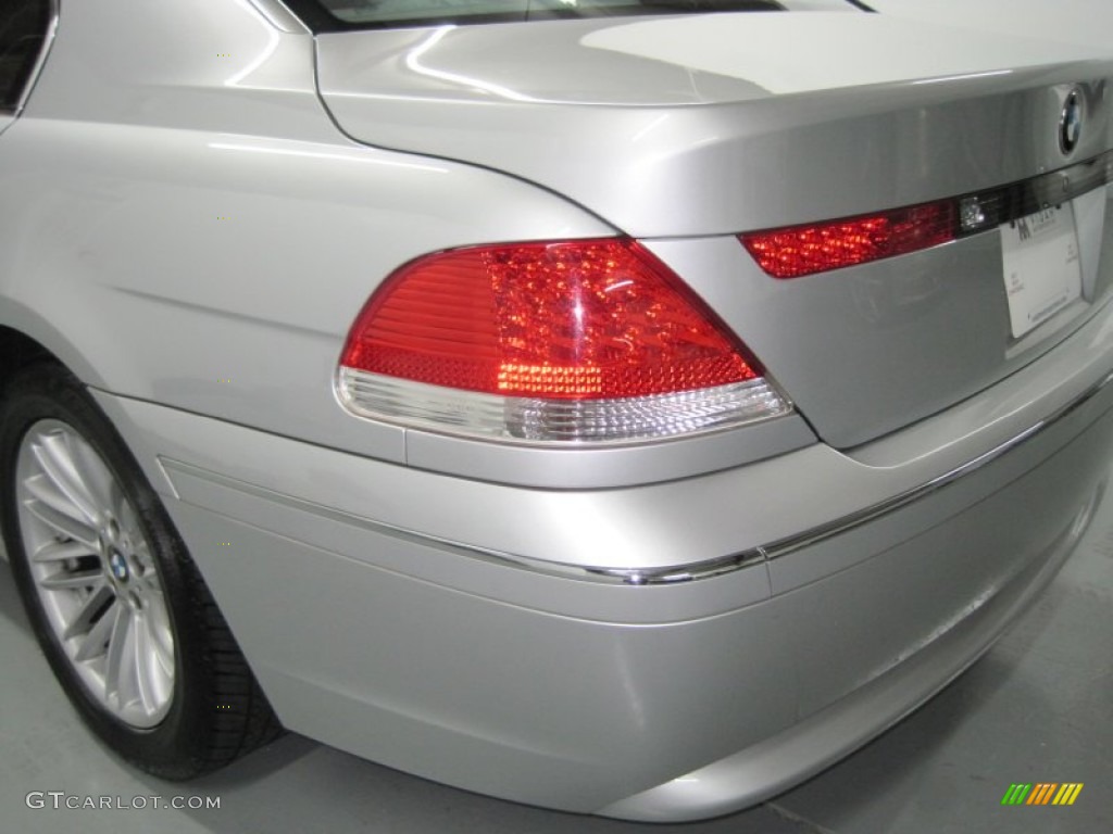 2004 7 Series 745Li Sedan - Titanium Silver Metallic / Basalt Grey/Flannel Grey photo #51