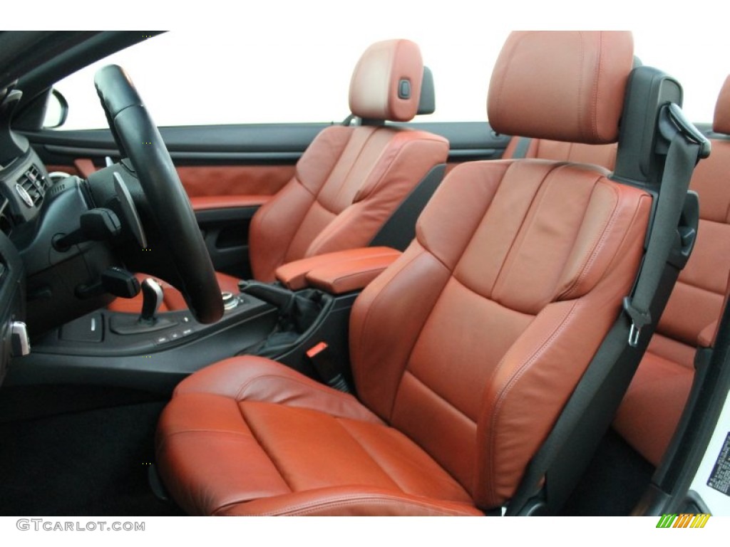 Fox Red Novillo Leather Interior 2011 BMW M3 Convertible Photo #74999814