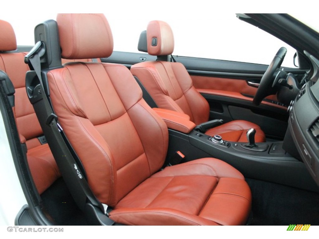 Fox Red Novillo Leather Interior 2011 BMW M3 Convertible Photo #74999830