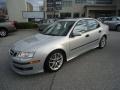 2004 Silver Metallic Saab 9-3 Aero Sedan  photo #2