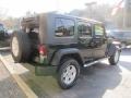 2010 Natural Green Pearl Jeep Wrangler Unlimited Sport 4x4  photo #6