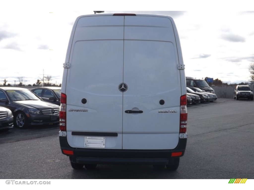 2012 Sprinter 3500 High Roof Extended Cargo Van - Arctic White / Lima Black Fabric photo #2