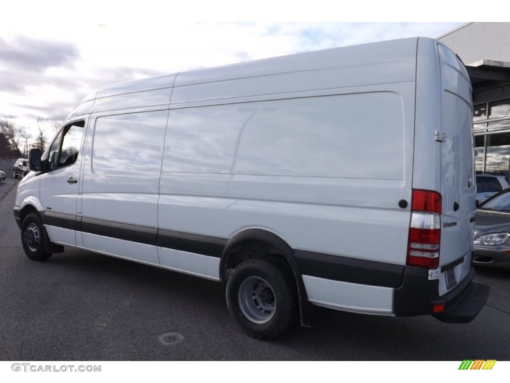 2012 Sprinter 3500 High Roof Extended Cargo Van - Arctic White / Lima Black Fabric photo #3
