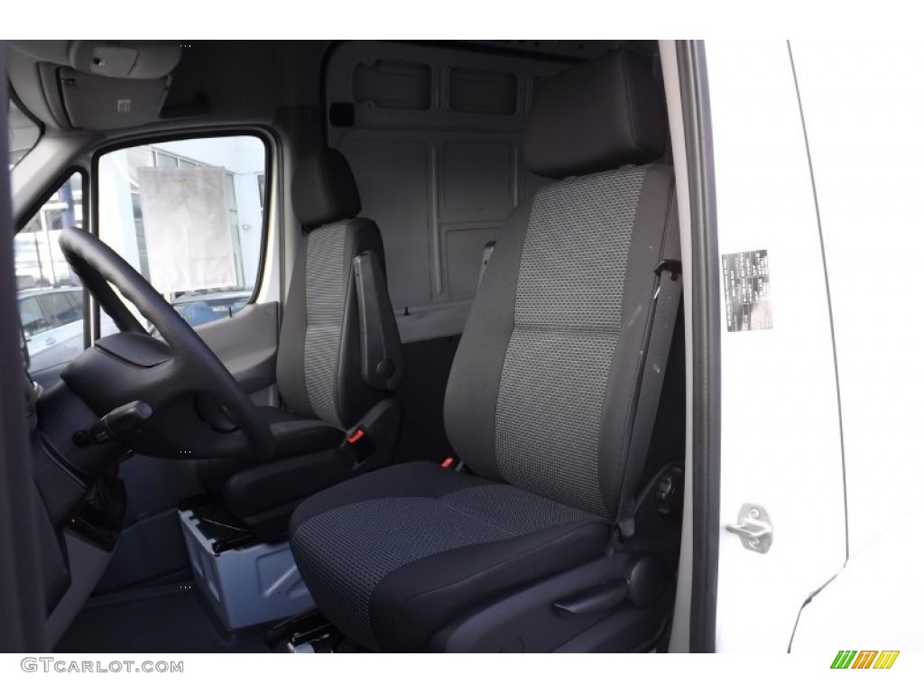 2012 Sprinter 3500 High Roof Extended Cargo Van - Arctic White / Lima Black Fabric photo #11
