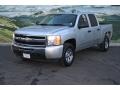 2010 Sheer Silver Metallic Chevrolet Silverado 1500 LS Crew Cab 4x4  photo #5