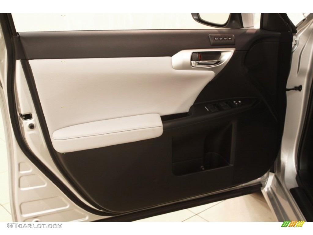 2012 Lexus CT 200h Hybrid Premium Water Gray Door Panel Photo #75002541